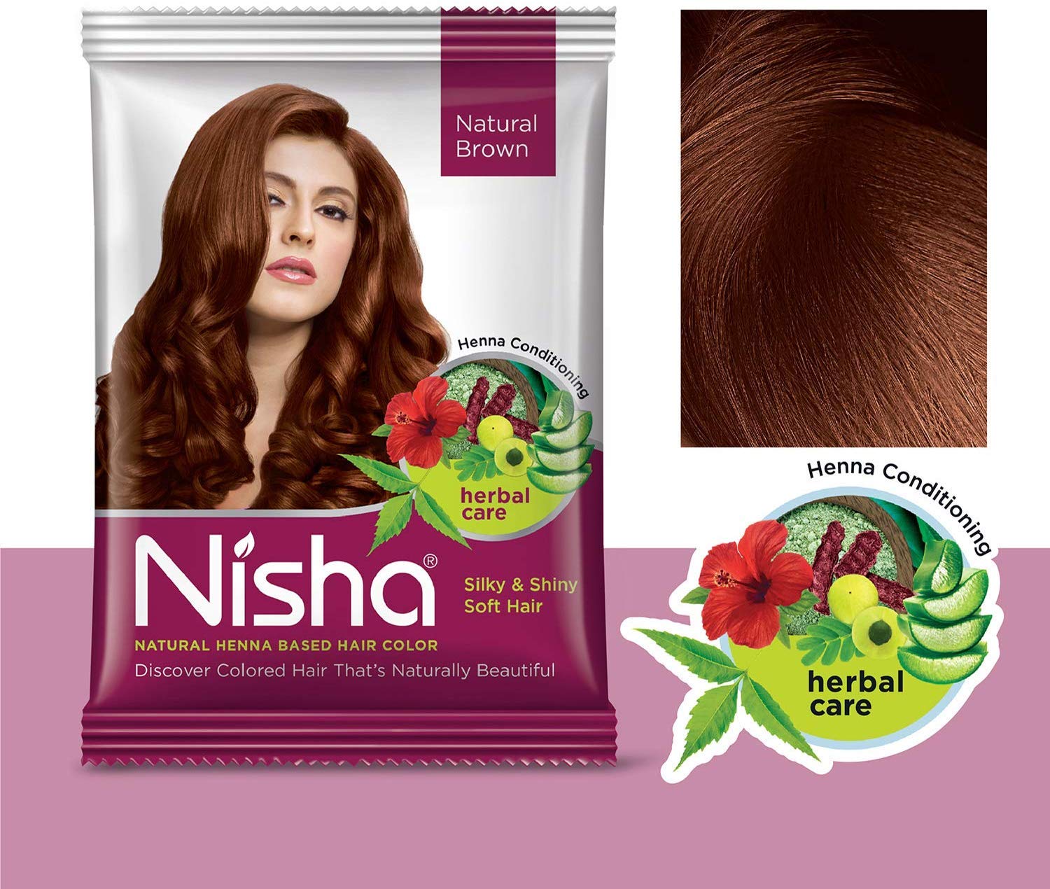 Nisha Henna Based Natural Hair Color - Brown | The Wax Pot - Waxpots for  Sale in South Africa