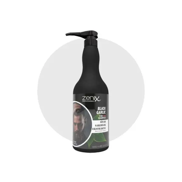 Zenix-Mens-Series-–-Shampoo-–-Black-Garlic-–-1l Zenix Black Garlic Shampoo