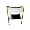 White & gold Medi Trolley White & Gold Medi Trolley