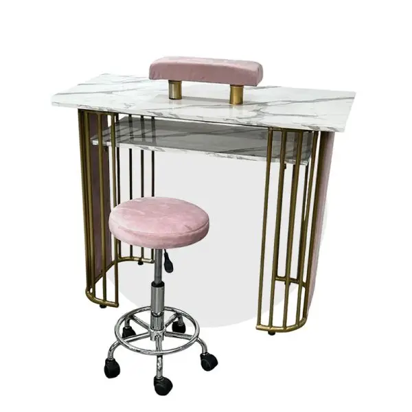 Customised-Nail-Desk-with-Luxurious-Cushion-3