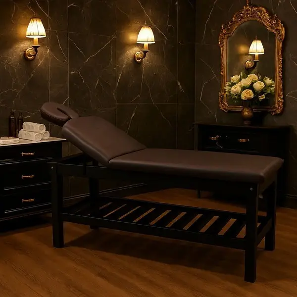 brown luxury spa bed rich choc brown luxury spa bed