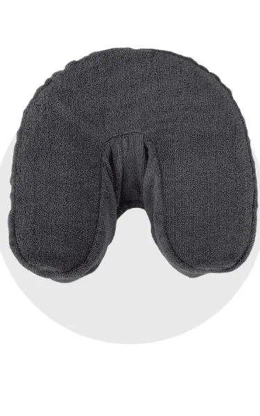 face cradle cover grey Toweling Face Cradle Cover