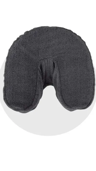face cradle cover grey Toweling Face Cradle Cover